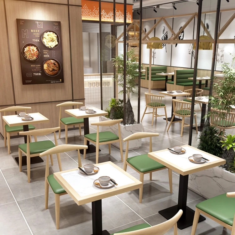 Custom Nordic Luxury Dining Set High Back Booth Seating Leather Half Round Wooden Sofa for Restaurant