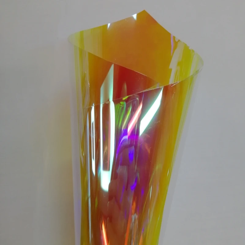 Hot sale high quality dichroic film iridescent insulfilm dazzle foil with beautiful looking