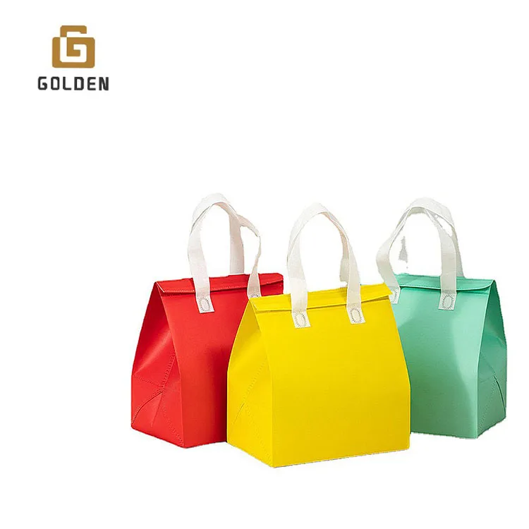 Golden Comercial Portable Gloss Pvc Cylindrical Women Portable Gloss Large Capacity Cooler Bag Custom Logo Insulated For Shipp