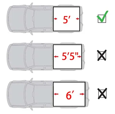 High quality Car Accessories Waterproof Pickup Truck Bed Cover OEM Soft Type Roll Up Tonneau Cover For Ford Ranger 5ft