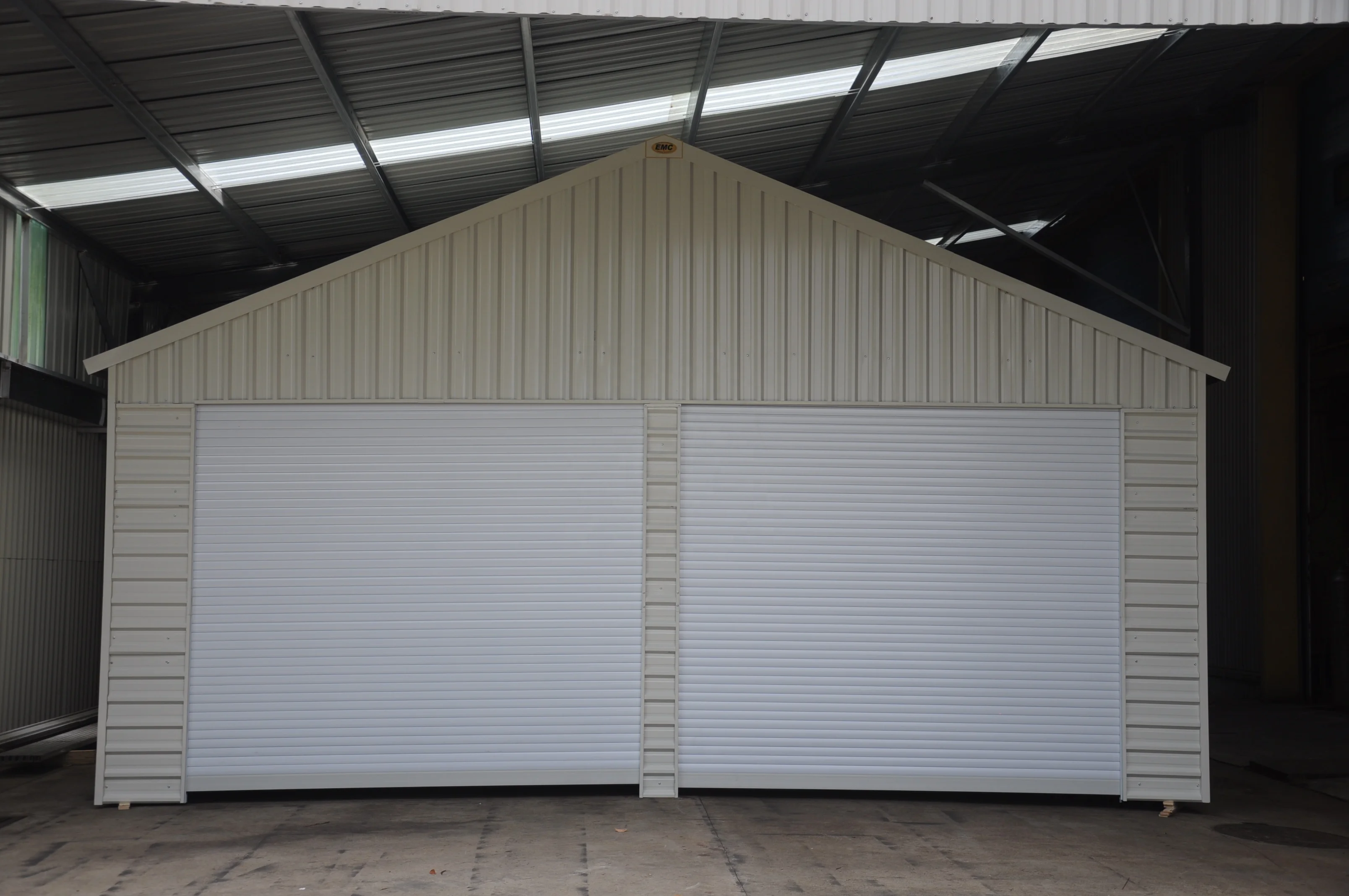 SG2119-H250-2ER/H 21 X 19 ft Waterproof  Metal Garage Easy Assemble Steel Garage Steel Structure  2 Car Garage