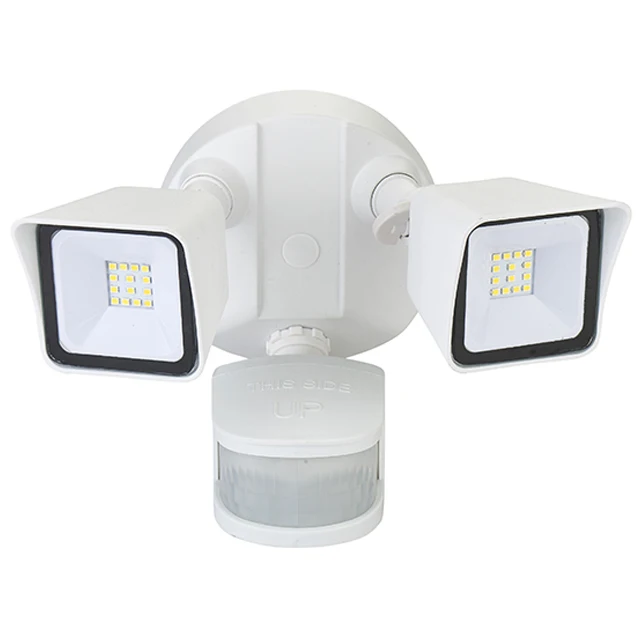 High Quality 24W IP54 Outdoor Two- head led security light  Home Garage  Smart Led security light