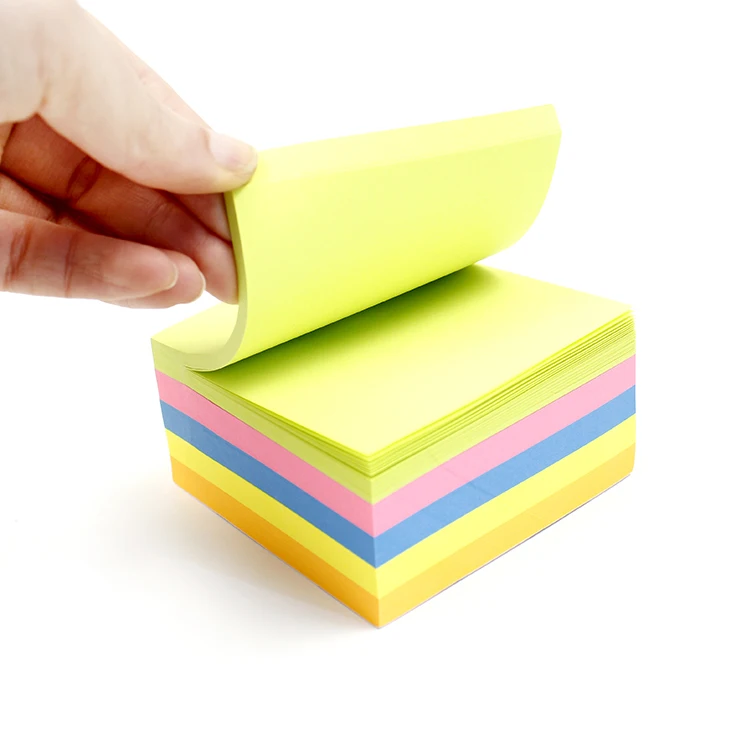 Paper Memo Sticky Pad Glue Adhesive Sticky Notes School Supplies For Students