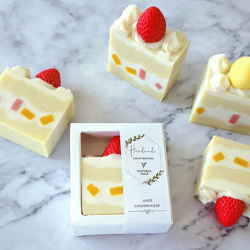 Organic bar hand bath face soap wholesale dried flower scent natural handmade fragrance essential oil soaps for women