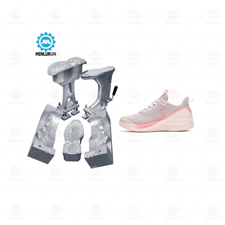New Design Pu Dip Footwear Mold Plastic Sole Mould for Desma Automatic Machine Full Injection Molding Shoe