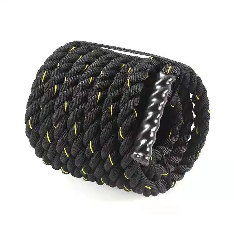 Wholesale Gym equipment Custom LOGO 1.5in 2.0in*30ft 40ft 50ft durable poly dacron Basic training battle rope