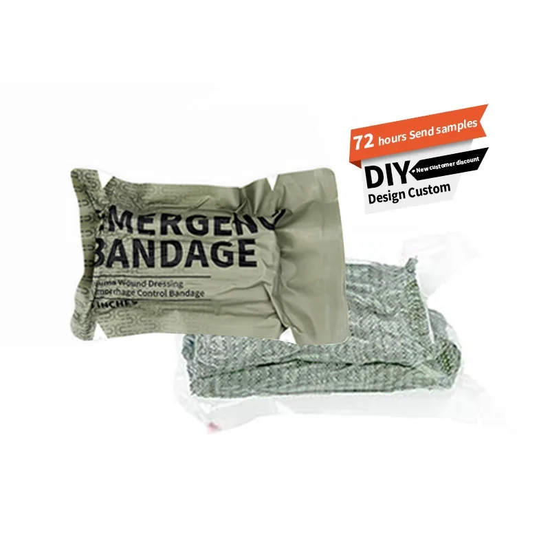 OEM China High Quality rescue elastic Israeli Bandage Emergency Medical dressing 4 6 inchTrauma Israeli Bandage