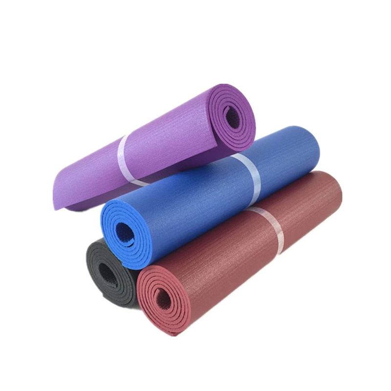 Manufacturer Custom Logo Printed 6mm Thick Non Slip Organic Eco Friendly Pilates Fitness Exercise TPE Yoga Mat
