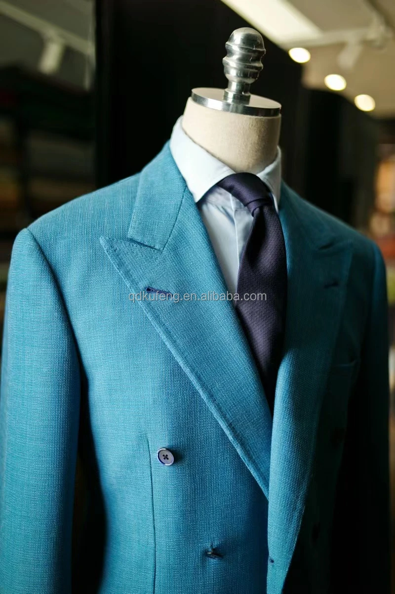 MTM Wholesale Men Slim Fit Bespoke Suit Two Piece Suits For Men Wool Custom Mens Suit