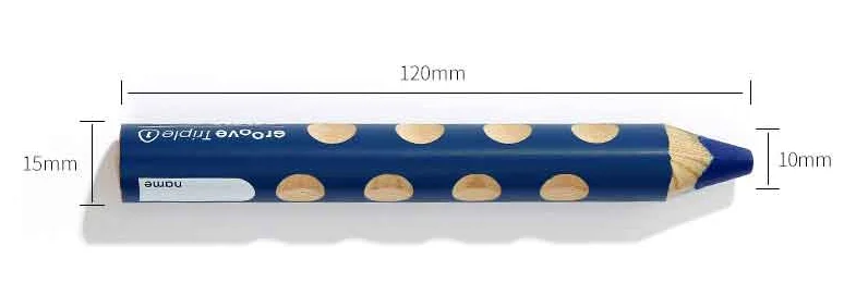 Children watercolors  groove triple 3 in 1 triangle colol  pencil wax crayon