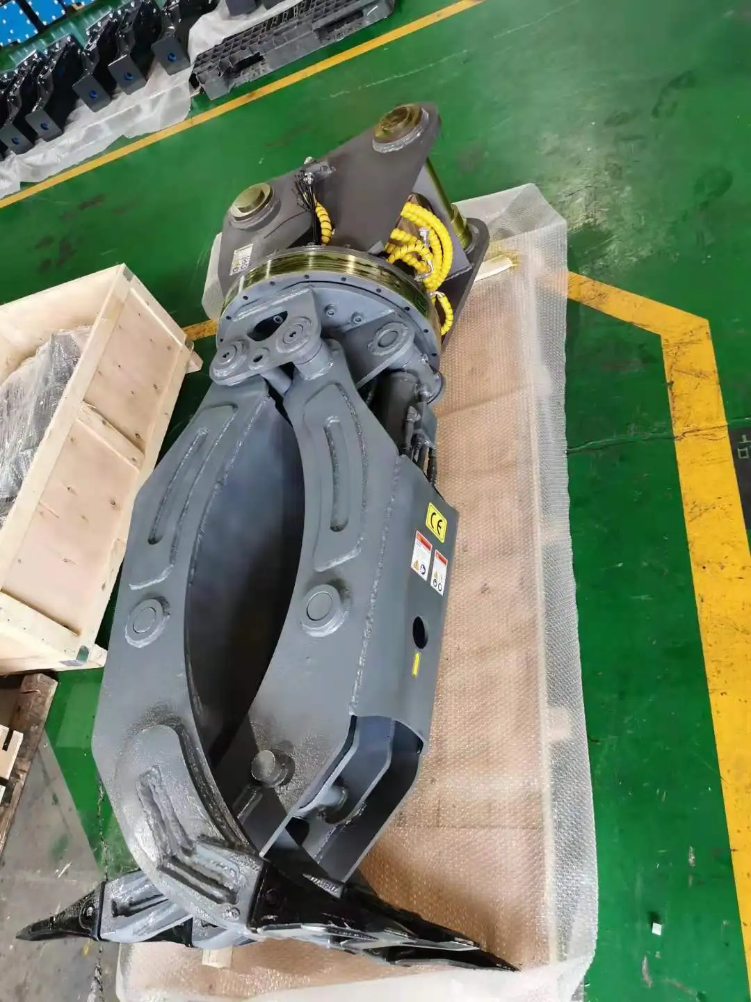 China SEJIN brand HIGH quality single cylinder hydraulic rotator for grapple