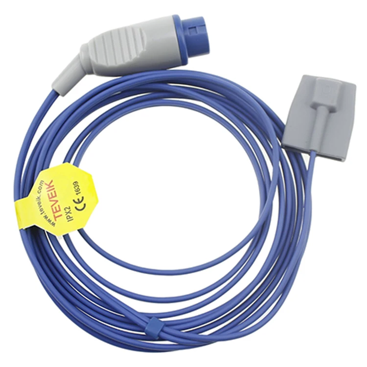 TEVEIK neonate wrap band spo2 sensor cable for Mindray round 7pin with separable wrap