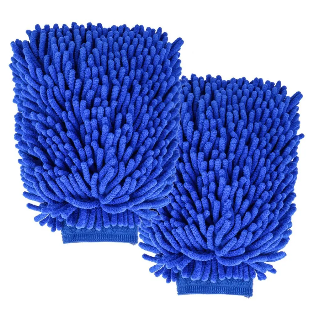 Heavy Duty Chenille Microfiber Wash Mitt for Car,Truck,Boat Washing & Cleaning Customized