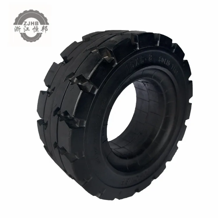 Forklift solid rubber tire 16X6-8 for Linde