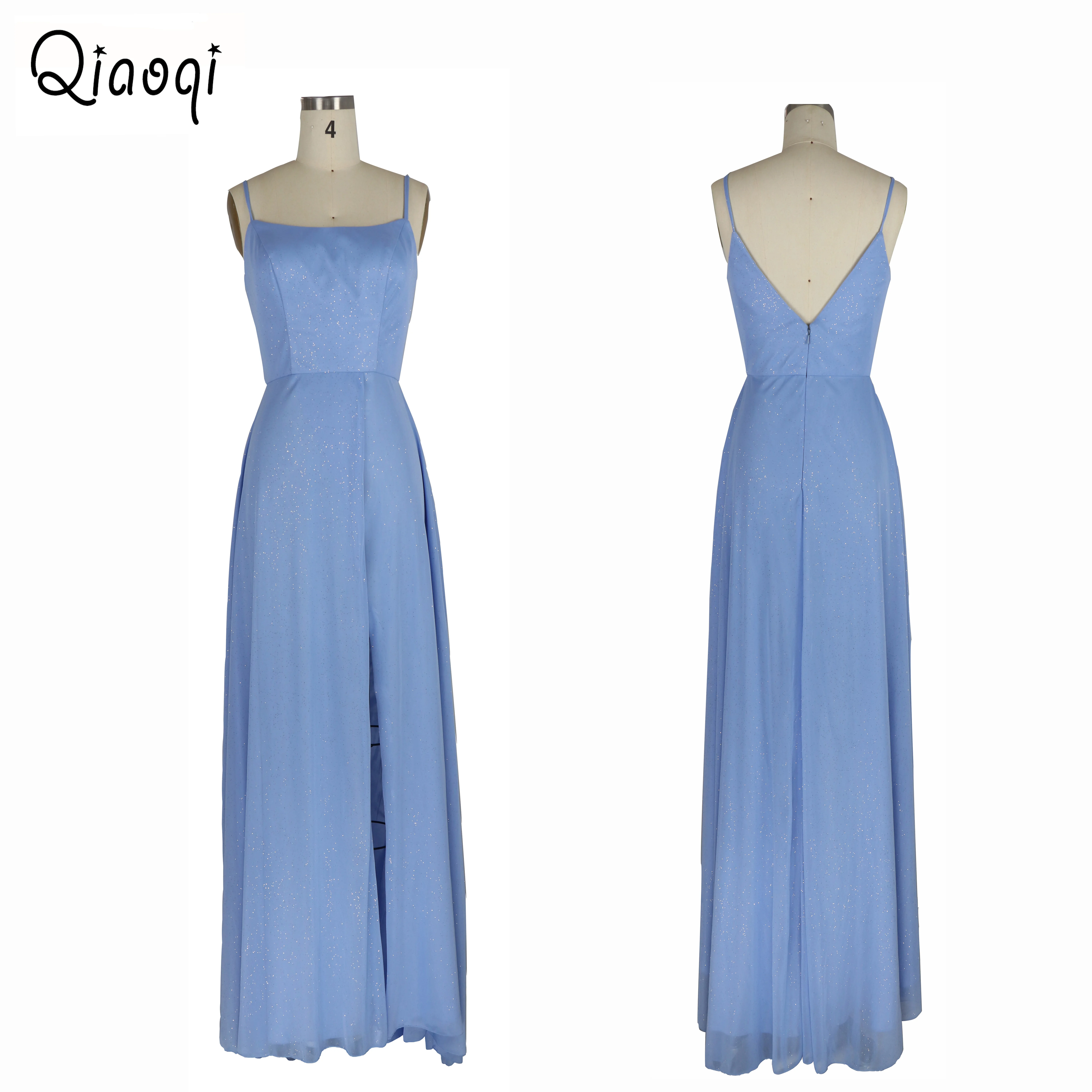 
Длинные шифоновые платья для подружки невесты, простые официальные Длинные вечерние платья 