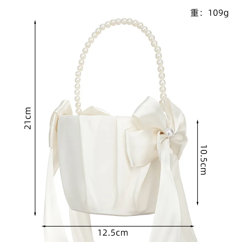 AYOYO OEM Ceremony Party Decorations Kids Hand Flower Basket Flower Girls Basket