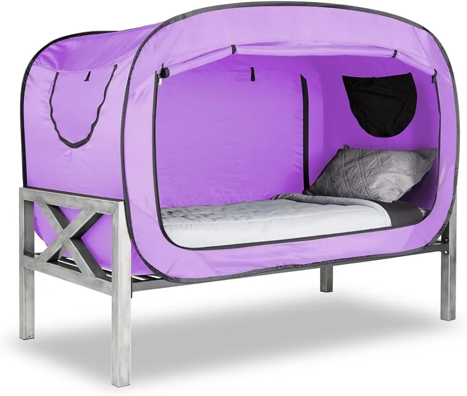 Indoor Bed Tent Blackout Polyester Privacy Pop Bed Tent For Indoor 190*105*100CM