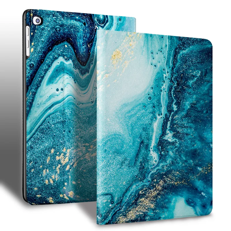 
PU Leather Shockproof PC case for New iPad 9.7 inch 2018 Tablet Case for iPad 6 generation smart cover for iPad air2, mini case 