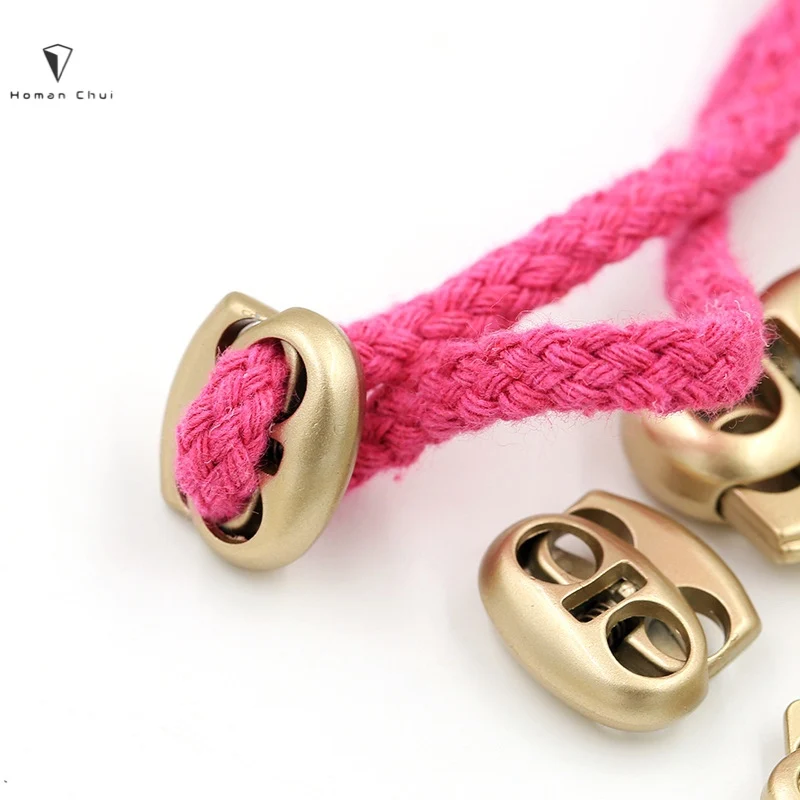 factory price Clothing rope end custom cord spring toggle stoppers for clothing