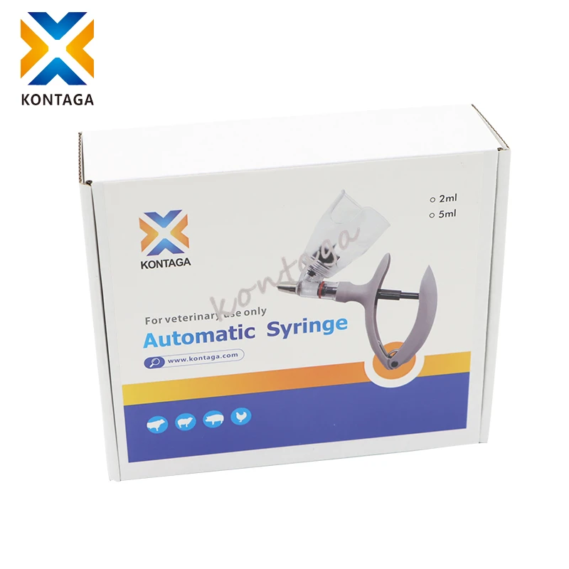 Veterinary Automatic Vaccine Syringe Adjustable Bottle Type Automatic Continuous Syringe