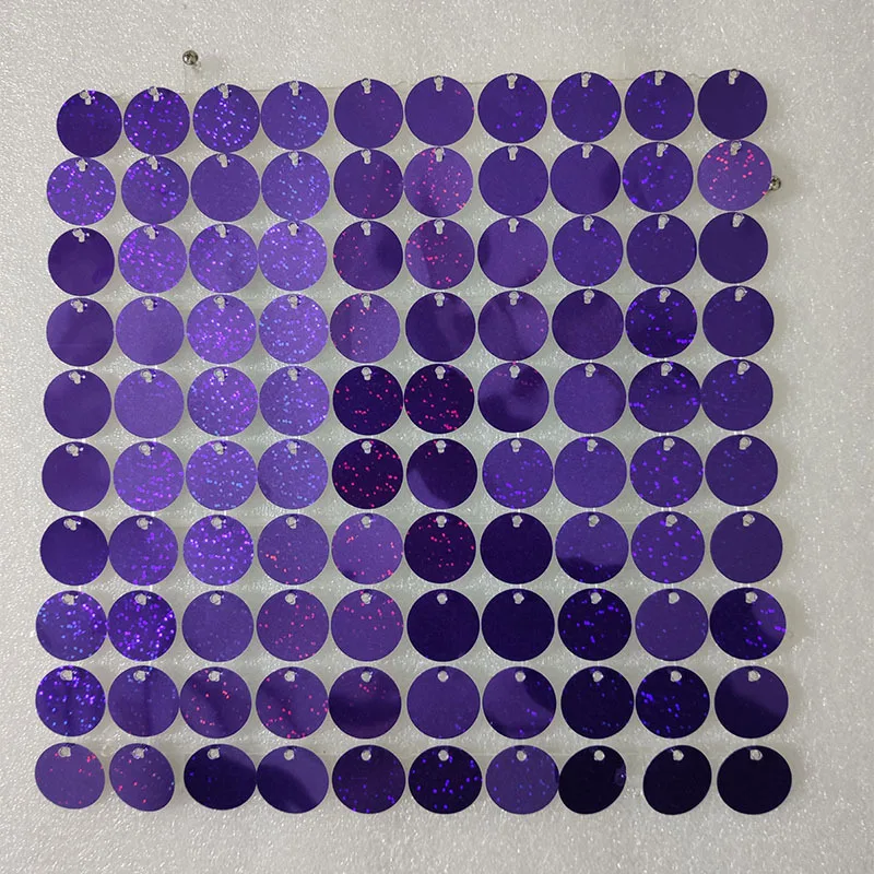 Sparking Wind Artificial Panel Wedding Event Festival Decoration Stunning Gold Glitter Flower Sequin Wall