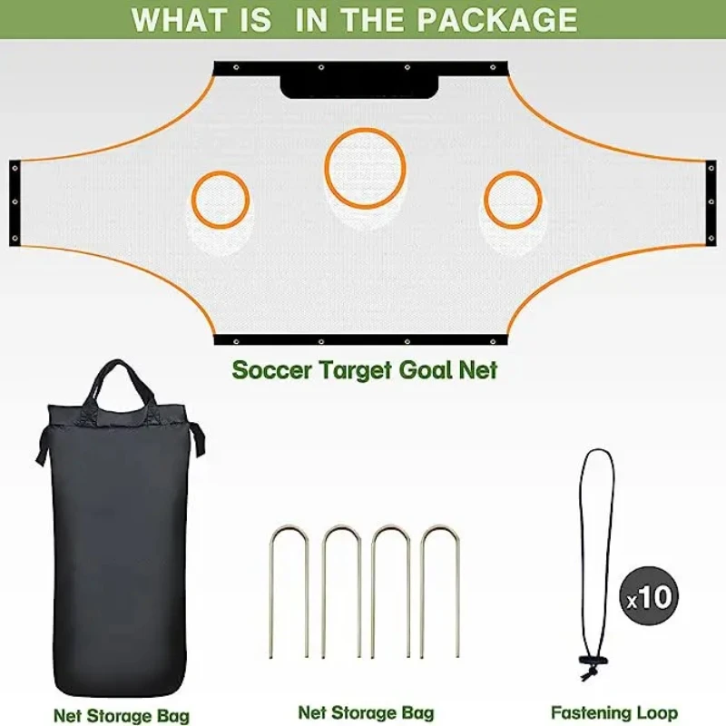 TY-1069A Portable Soccer Field Goal, Soccer Practice Training Soccer Goal Net Rebound Net