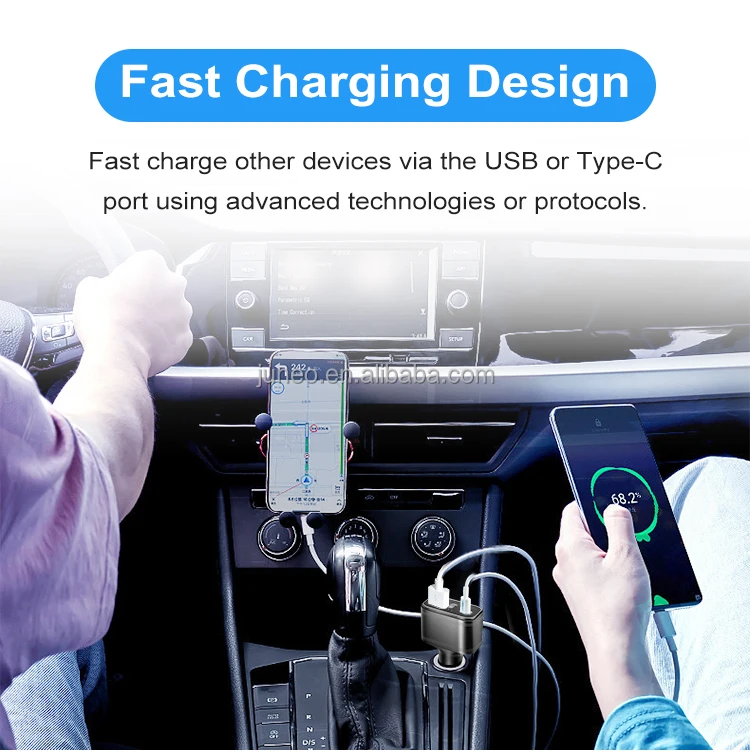 WINNES 4G TK818 Car Cigarette Lighter Charger Hidden GPS Tracker Free Platform Real time tracking for taxi logistics companies