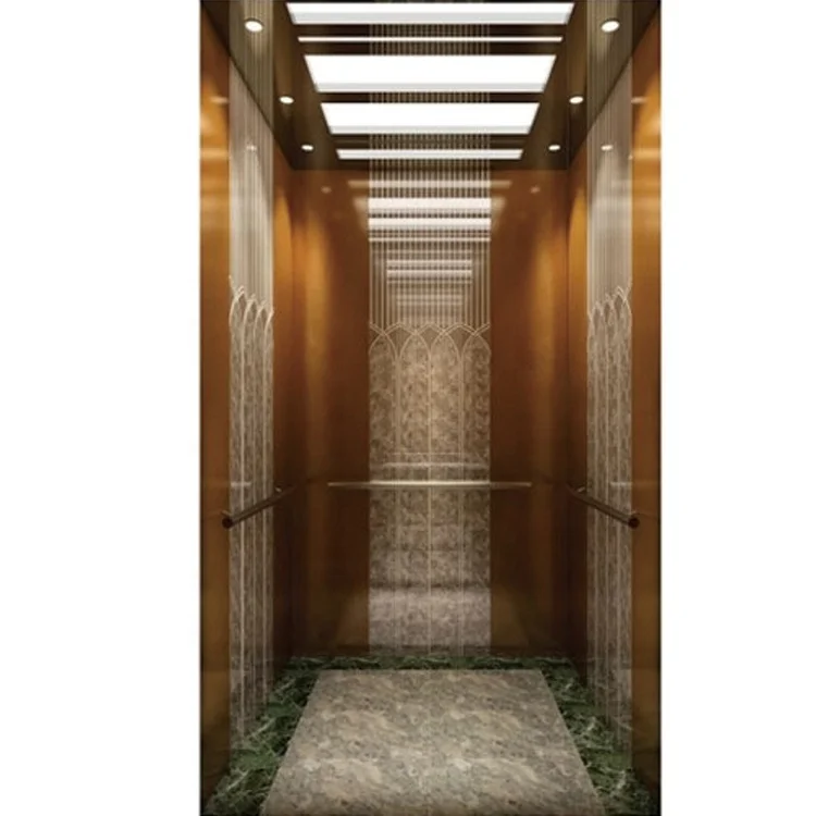 luxurious wooden home lift and home elevator