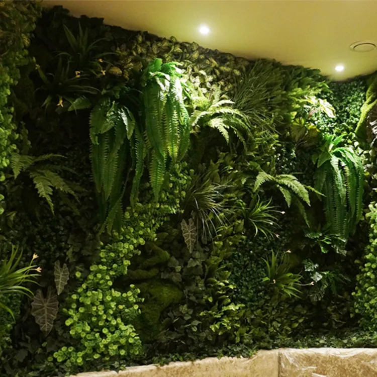 Artificial plant Living Wall Vertical Garden for Outdoor Hedge Installments or Indoor Decoration