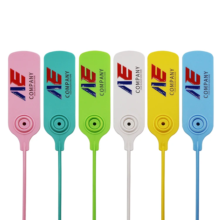 Shoe Clothing Serial Number Tag High Security Tamper Proof Seal For Clothes Seal Plastic