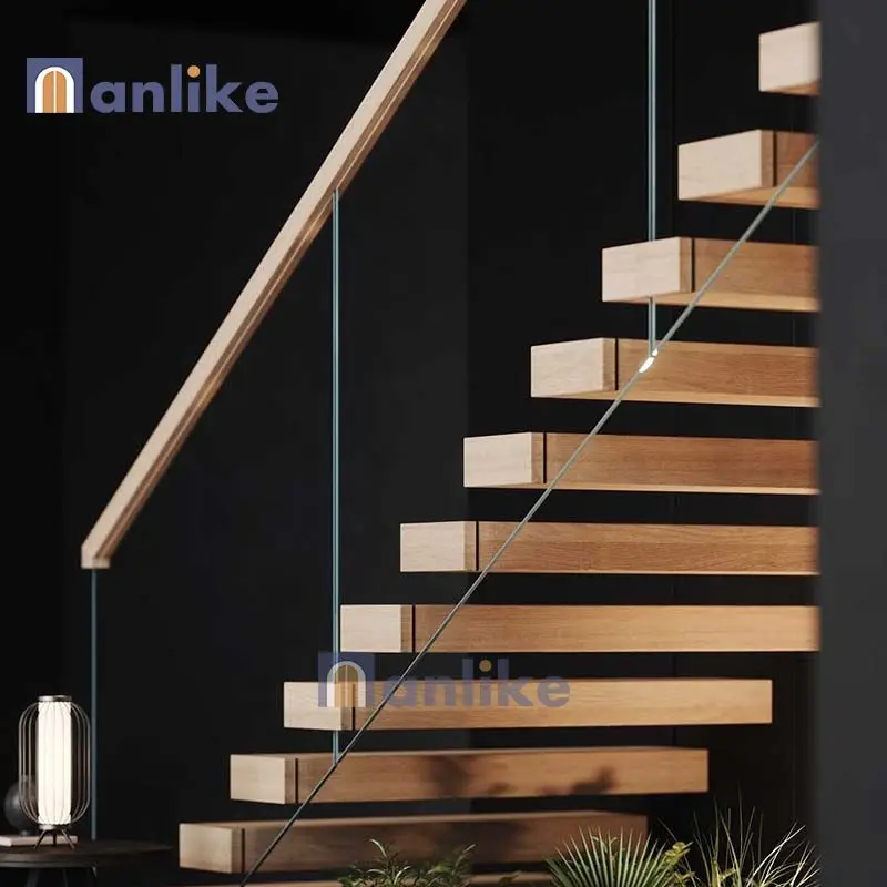 Anlike Australian Project Handrail Railing Stainless Steel Metal Design Balcony Staircase Frameless   Glass Aluminum Balustrade