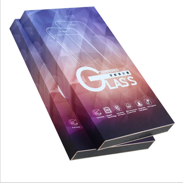 
Wholesale wood material tempered screen glass packaging box 