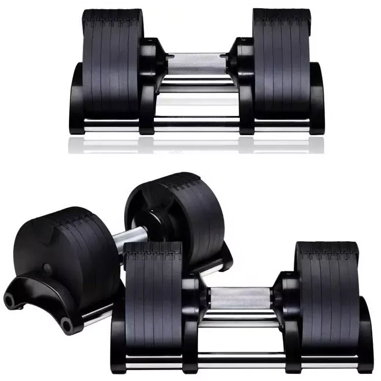 Wholesale 20kg 24kg 28kg 32kg 40kg Cast Iron Adjustable Dumbbell Set for sale