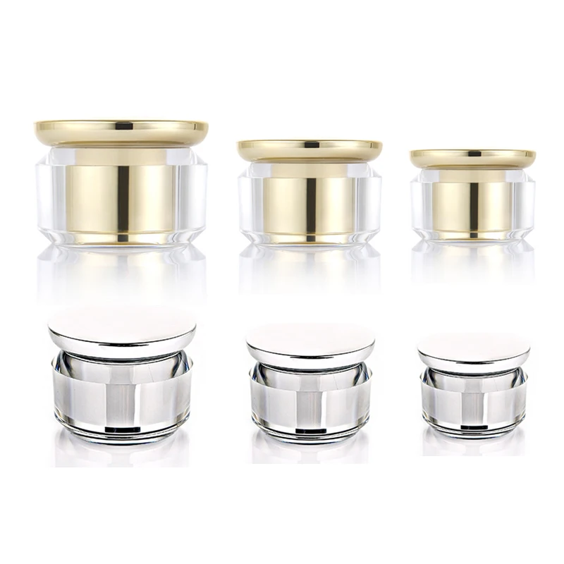 China best quality gold mushroom shaped bottle anti-aging serum bottle packaging pmma golden luxury lotion packaging 30ml-100ml