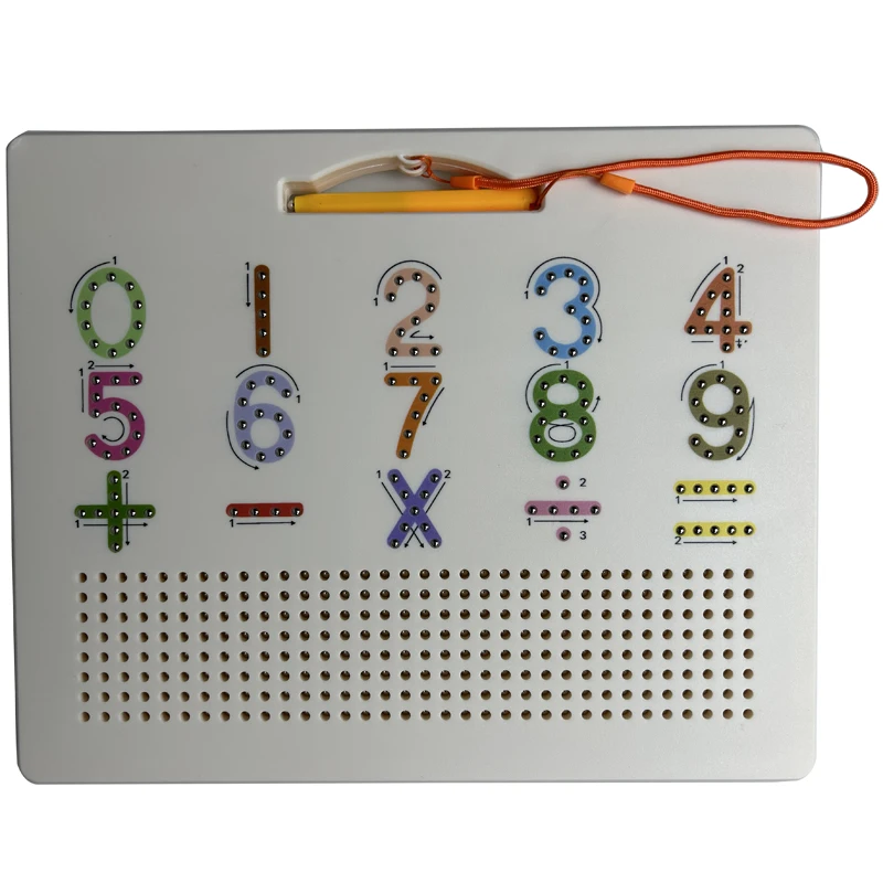 482 Steel Ball Double sided Lowercase Uppercase Kids Magnetic Writing Board magpad doodle toys for kid