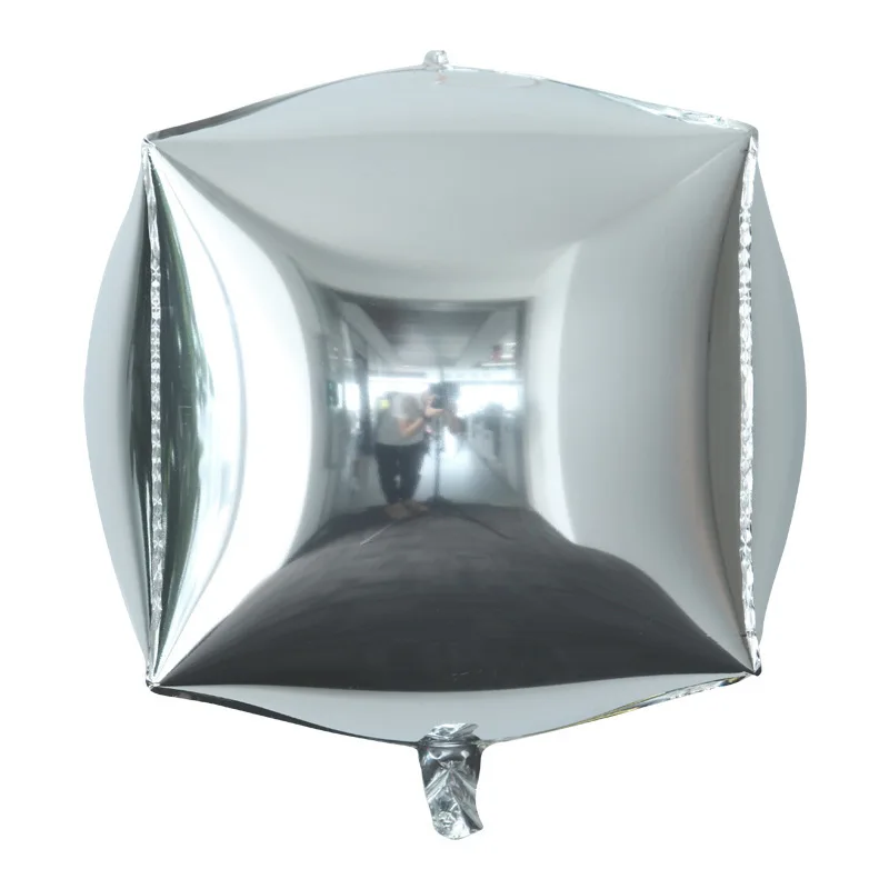 Wholesale 22inch square aluminum Christmas box Birthday party decoration foil balloons