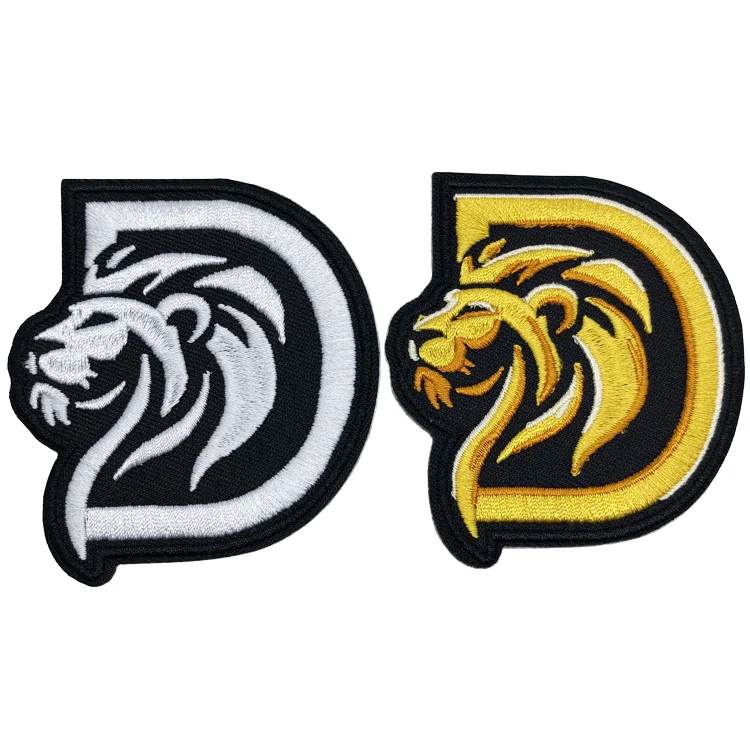 Custom Iron Patch Embroidery Fashion Logo Large Embroidered Patches For Hats