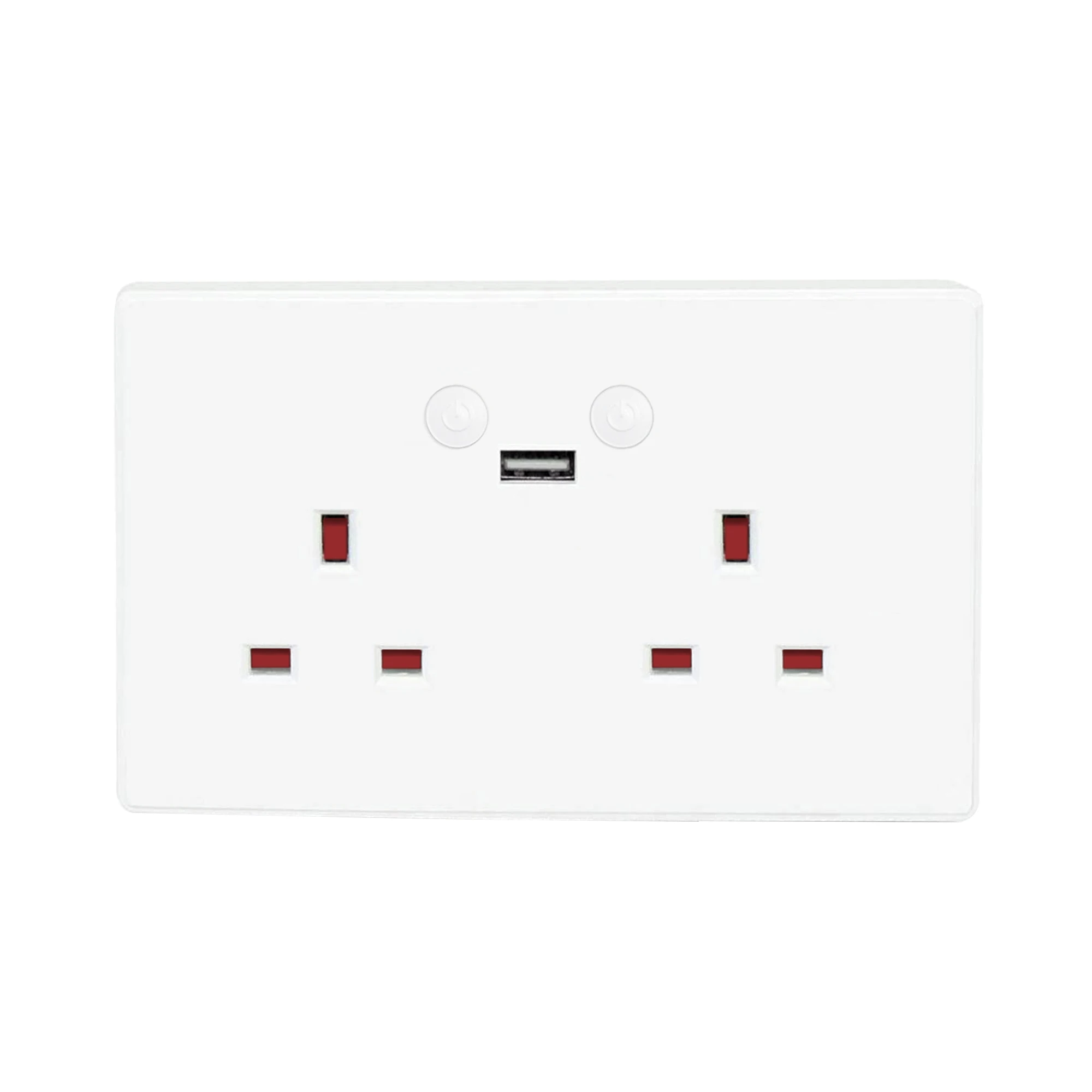 UK смарт-разъем Wi-Fi USB настенная розетка с выключателем работать с Alexa Google Home