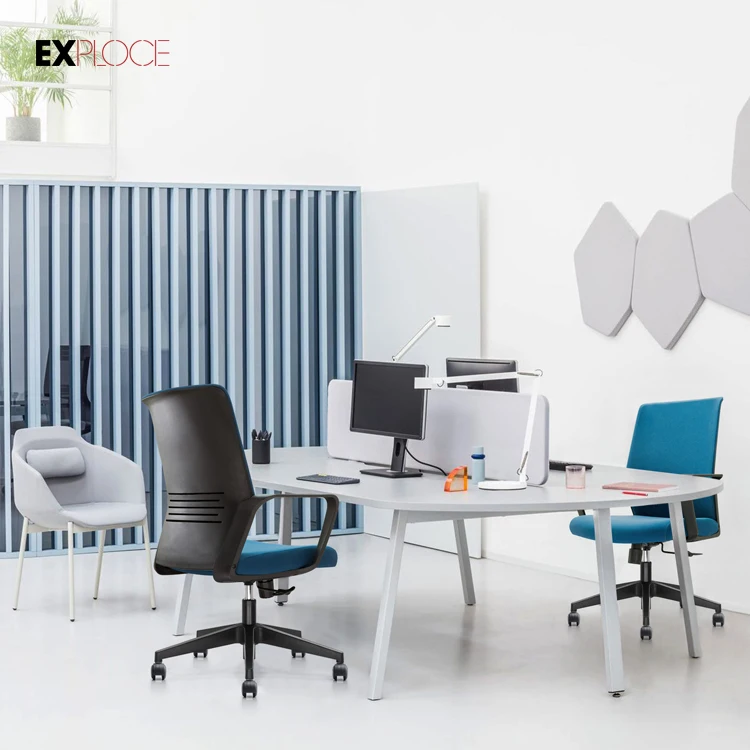 Modern Cheap Price Promotion Red Fabric Mid Back Ergonomic Computer Desk Swivel Mesh  Chair