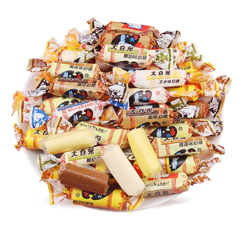 White Rabbit Original Milk Candy Fruity Flavored Bulk Wedding Gift Box New Year Snack Genuine Shanghai Guanshengyuan