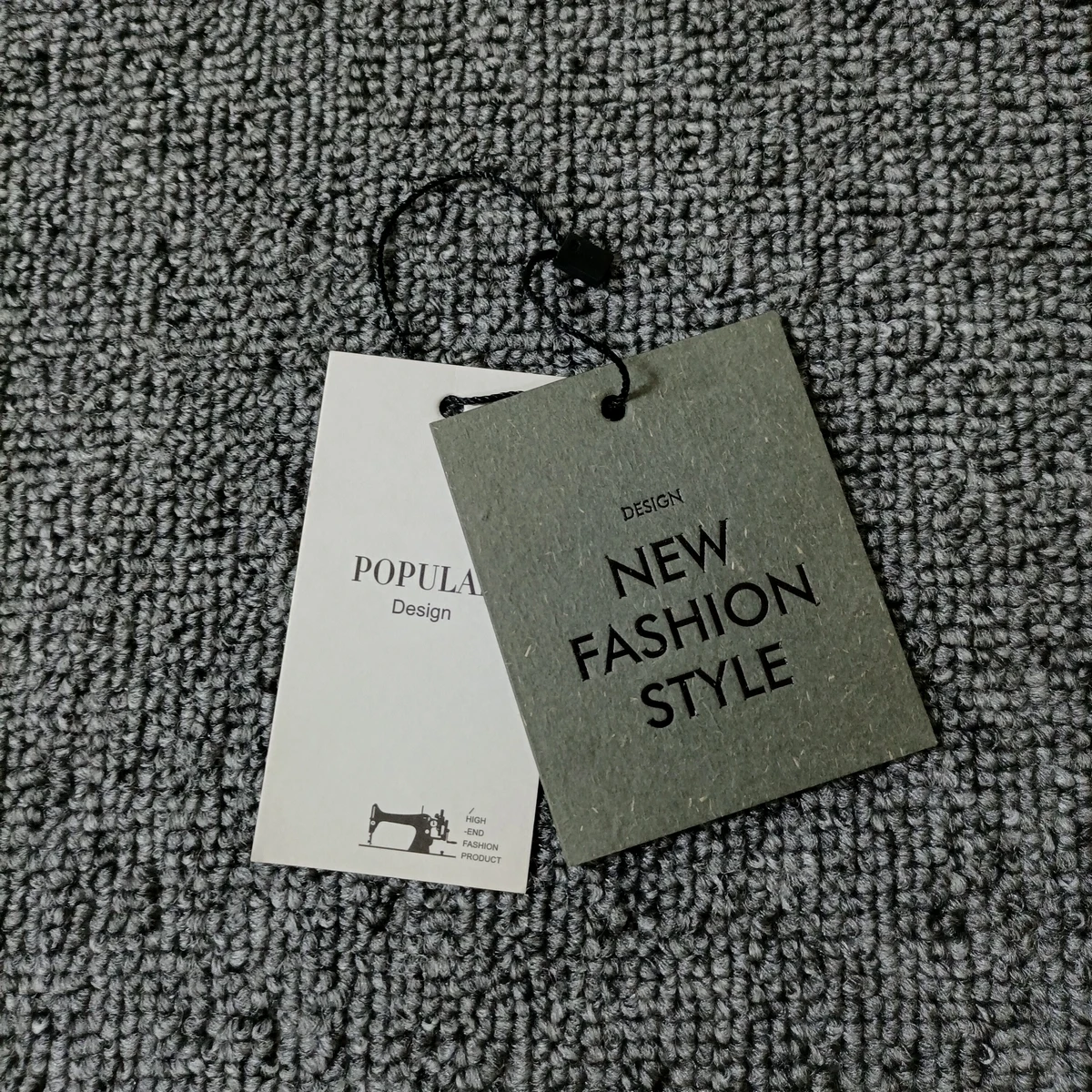 Wholesale custom logo paper swing hang tag for