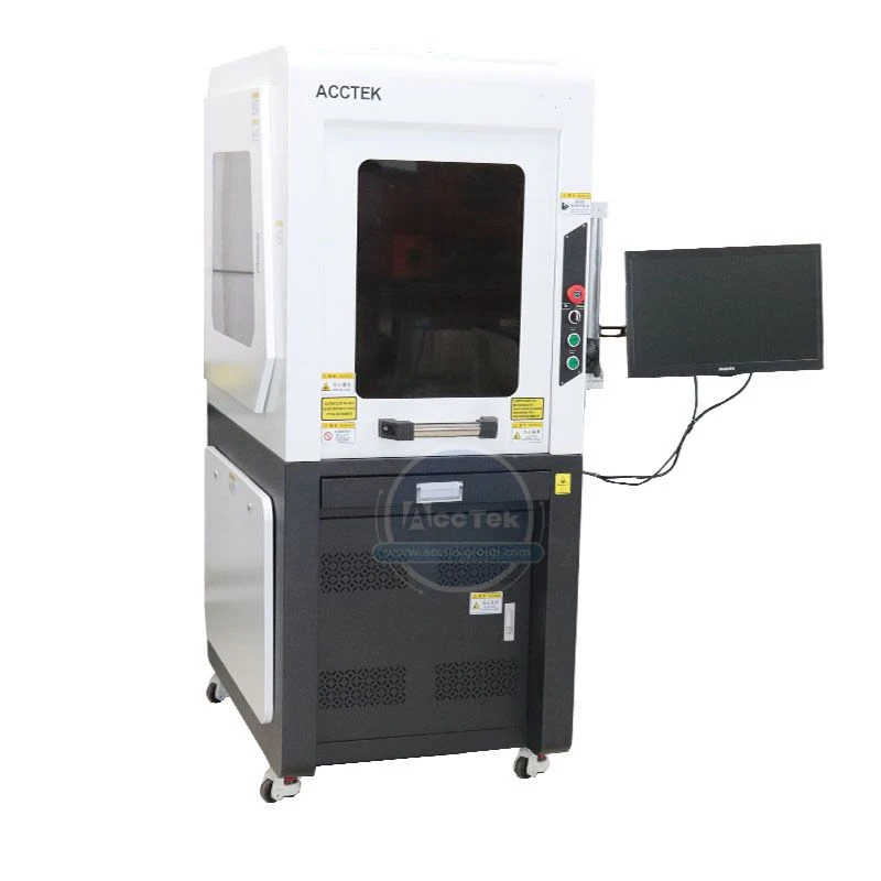Good Quality Enclosed Galvo Marking Fiber Laser Machine Fiber Mark for Metal