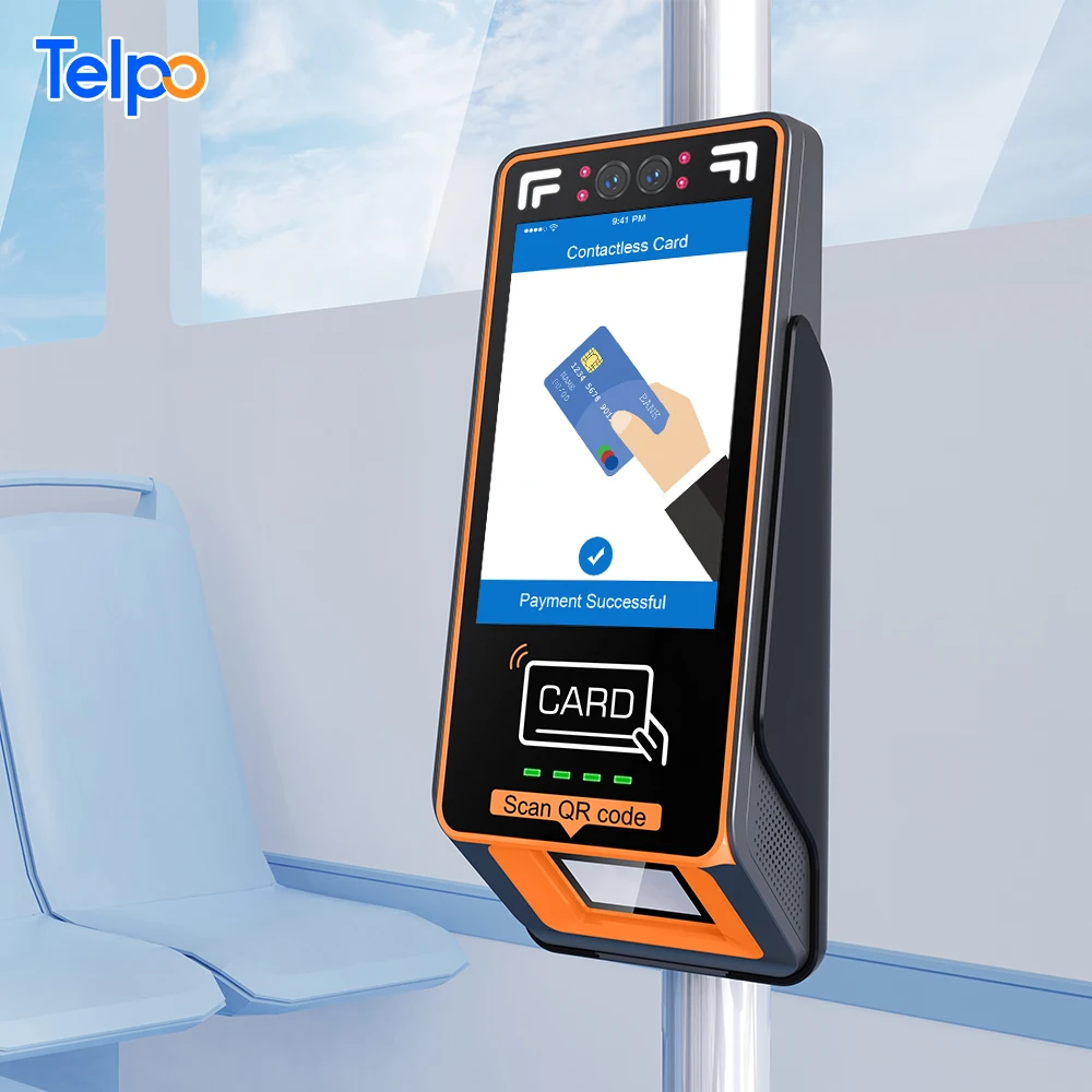 T20 Android 11 qr code automated fare collection bus validator payment devices POS system