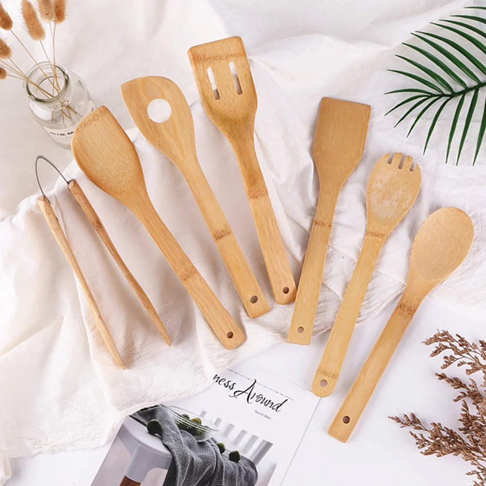 Best Tools Wooden Cooking Utensils Bamboo Spoon Kitchen Utensils And Cookware