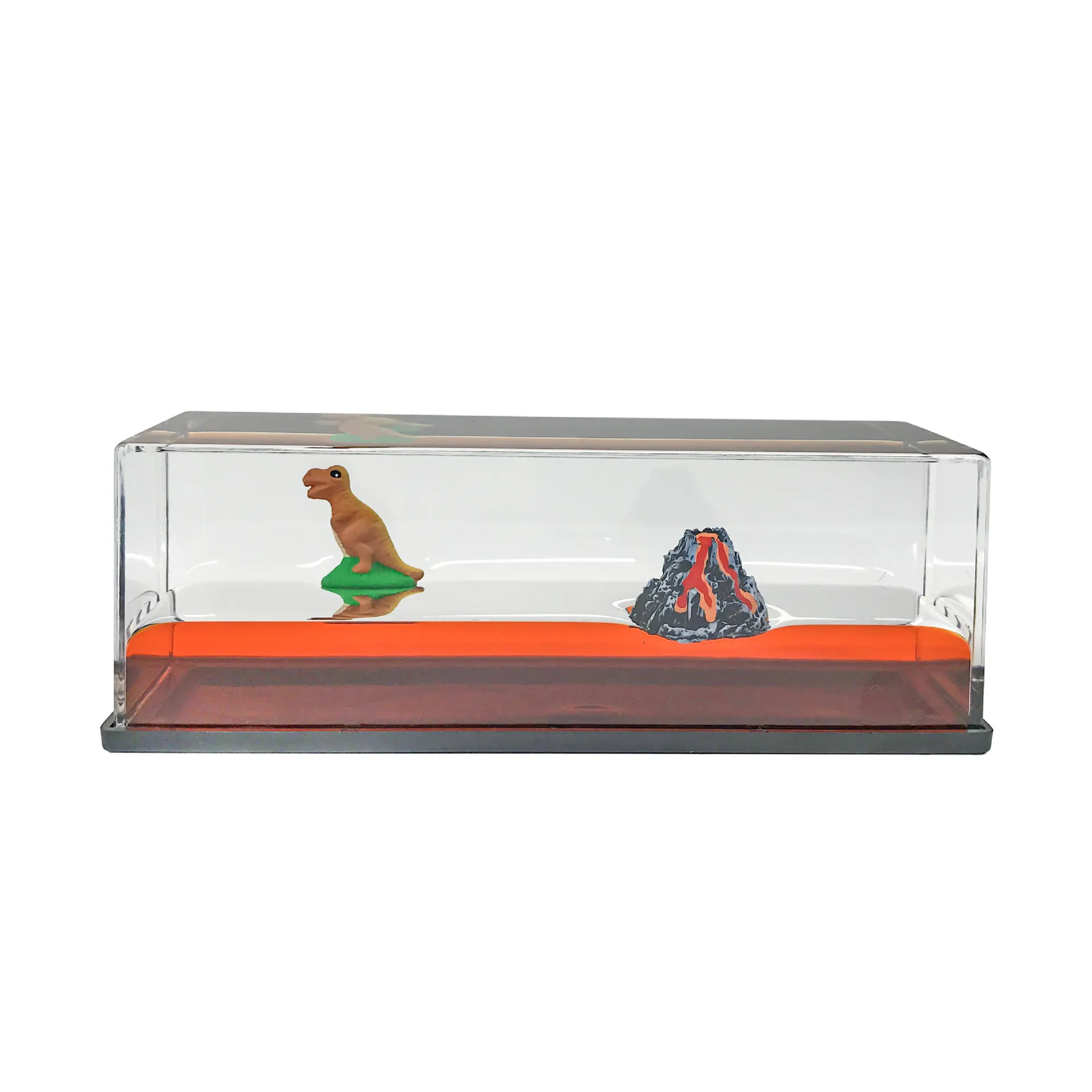 Popular Customized Colors oil inside  Dinosaurs Fluids Drifting Liquid Toy Ornament Creative Gift Floating World Decor Gift