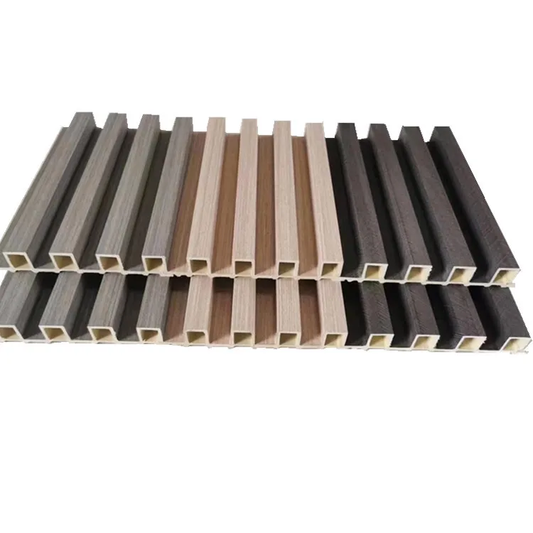 Bamboo Fiber Grille 150*17 Concave and Convex Design Wood Plastic Decorative