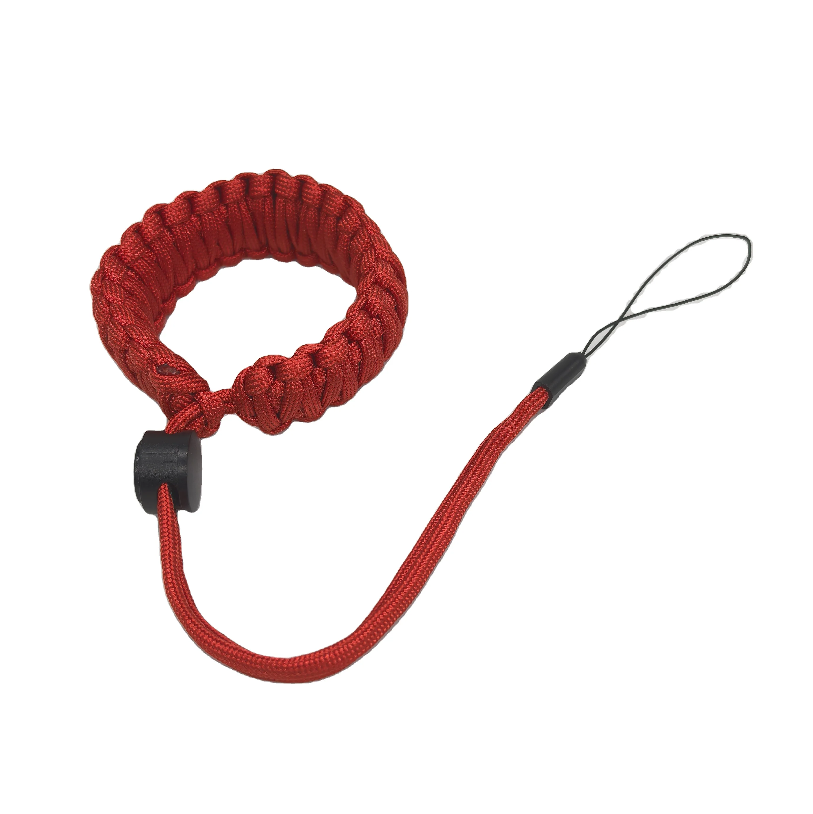 JLW0561 high quality  double layer anti-lost camera adjustable wristband paracord strap for action camera mobile phone