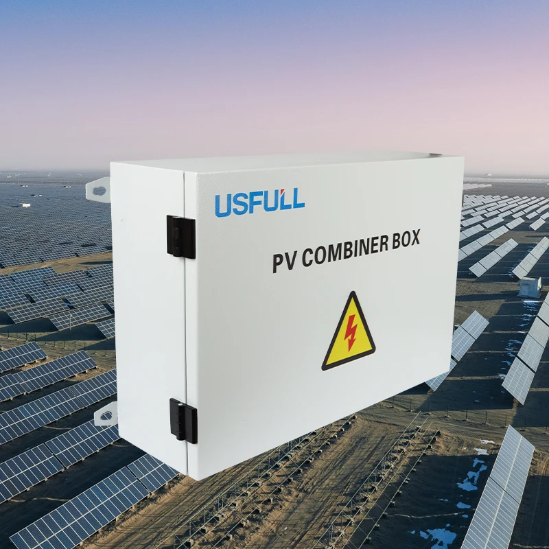 USFULL 4 String 1000V 1500V PV Combiner Box 4 String 4 In 4 Out Solar PV Combiner Box 4 In with Monitoring Function