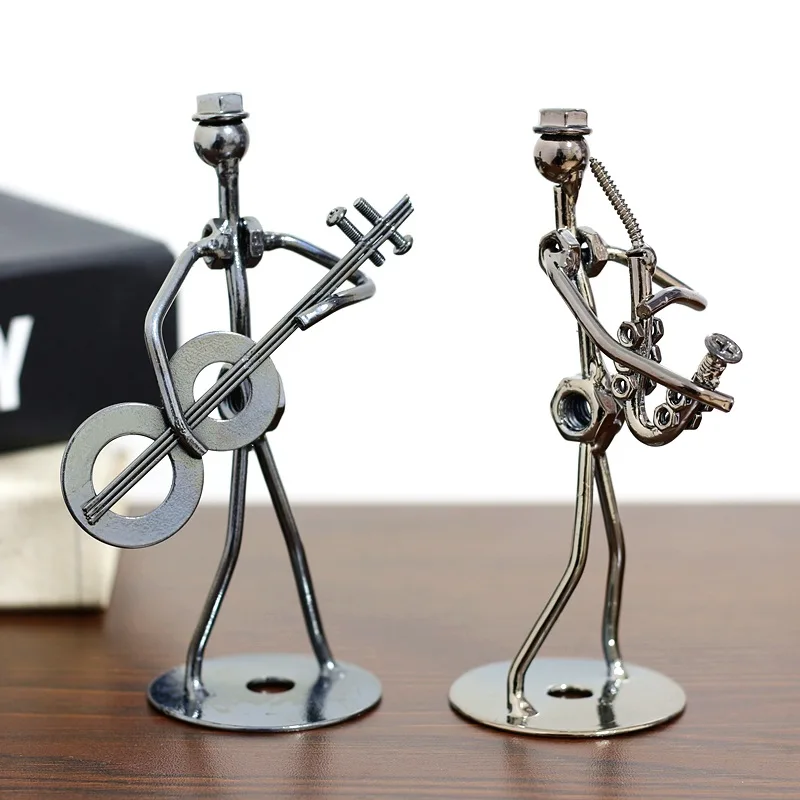 Christmas gifts personality music Ironman band shape metal handicraft home decoration men and women birthday gift