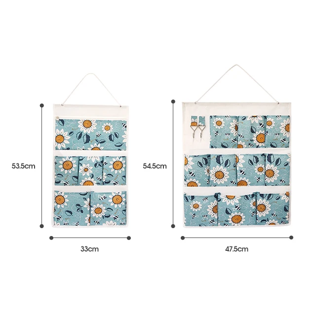 Custom Organizer Wall Hanging Storage Bag Beside Daisy Family Life Hanging Storage Bag